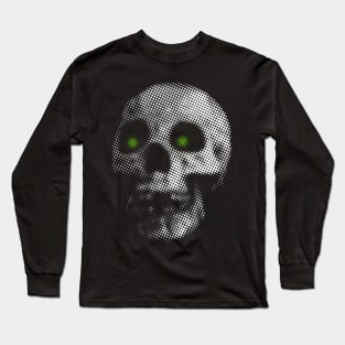 Giant Halloween Skull Long Sleeve T-Shirt